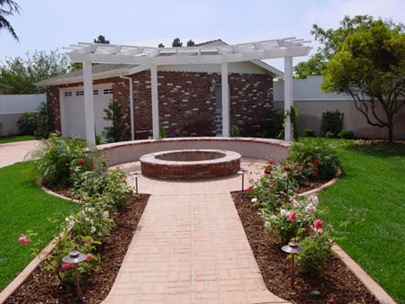 Patio and fireplace curbs